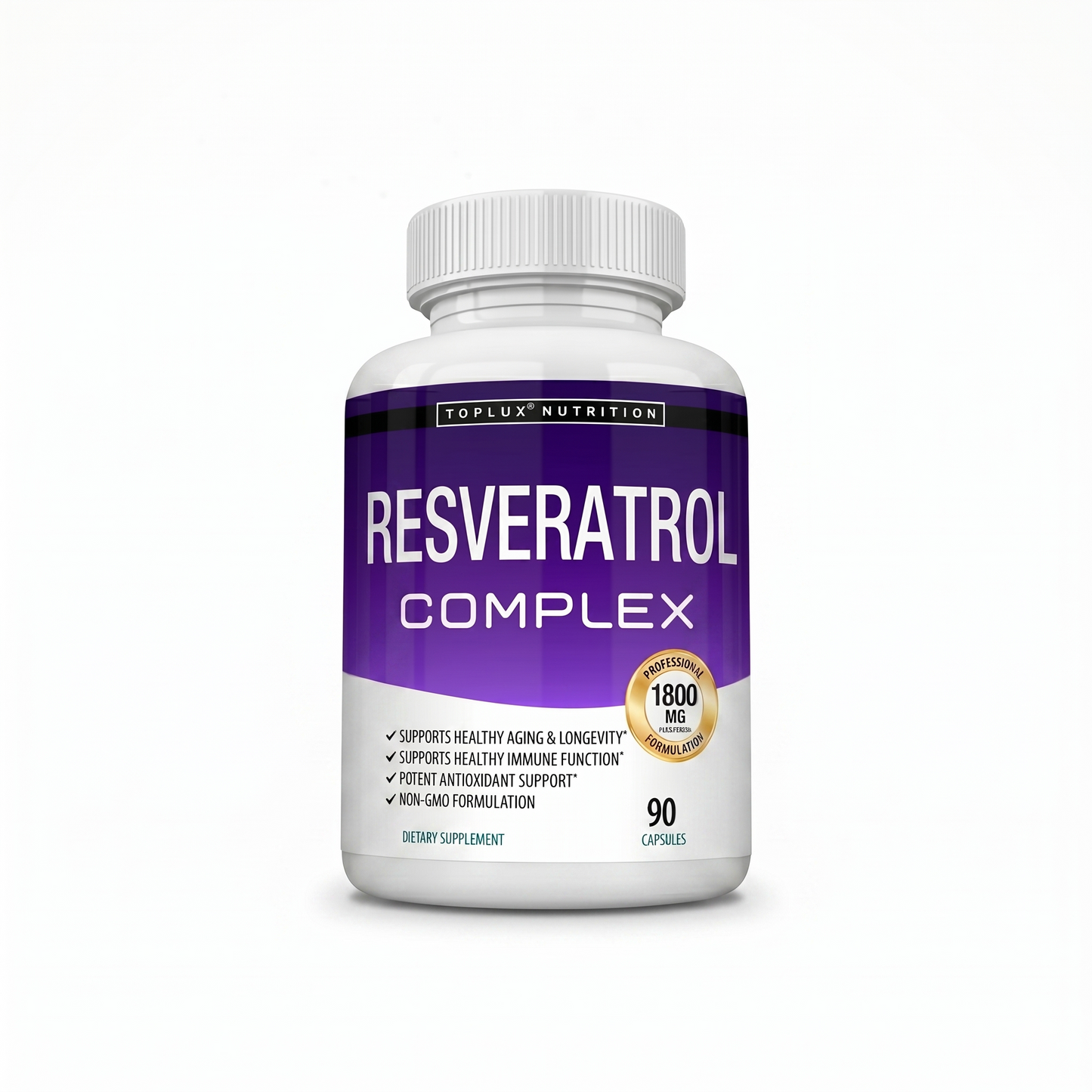 Resveratrol Complex — Antioxidante Premium para Piel Radiante, Corazón Fuerte y Energía Joven