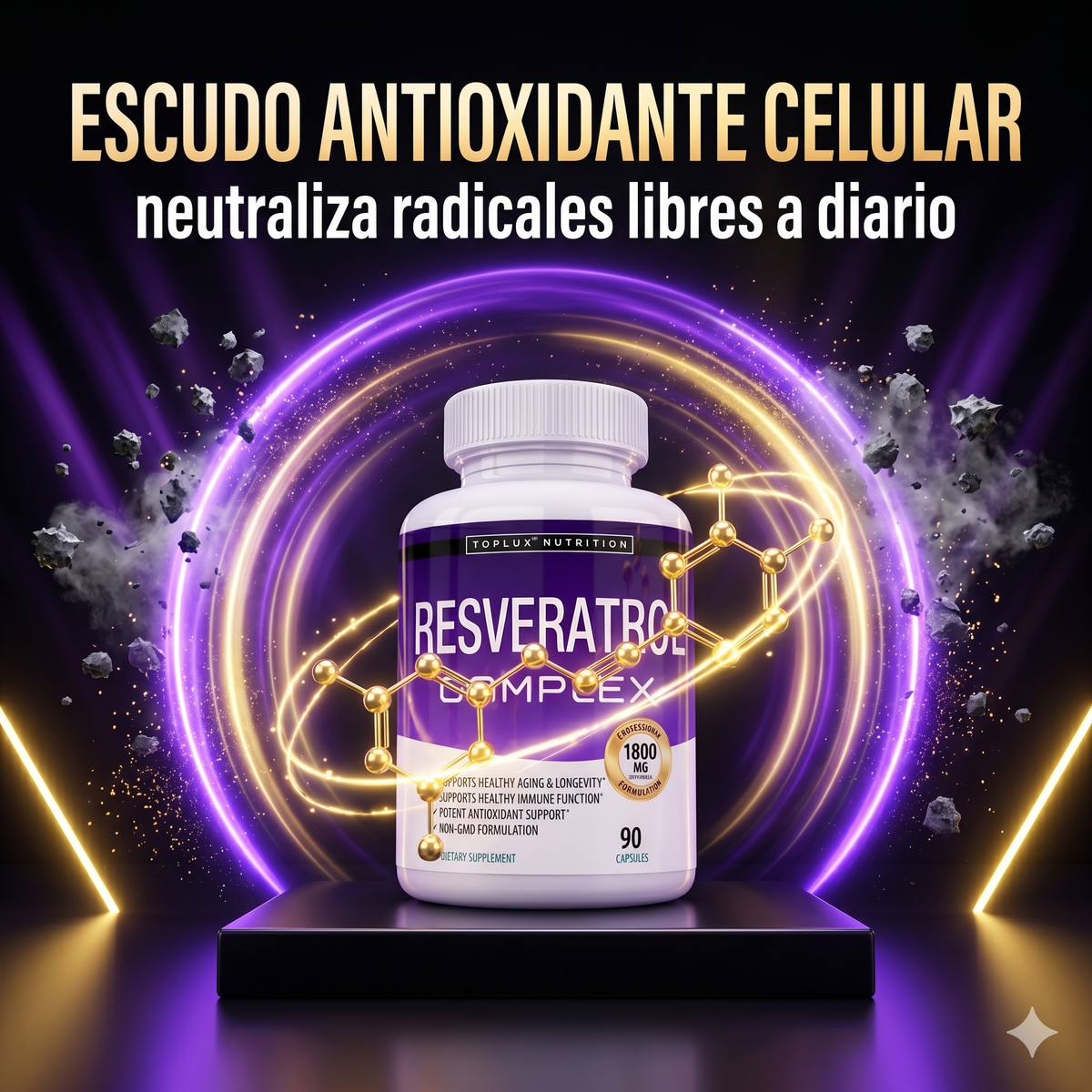 Resveratrol Complex como parte de una rutina de bienestar